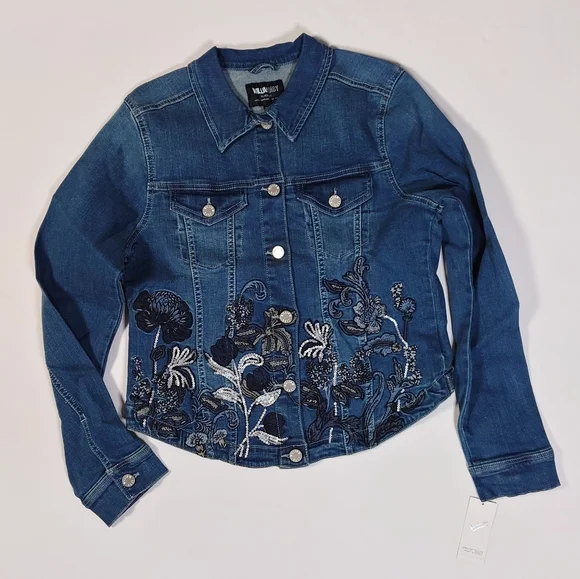 William Rast Jackets Coats William Rast Embroidered Denim